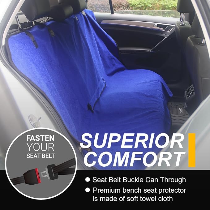 Pet Car Seat Protector — Blue