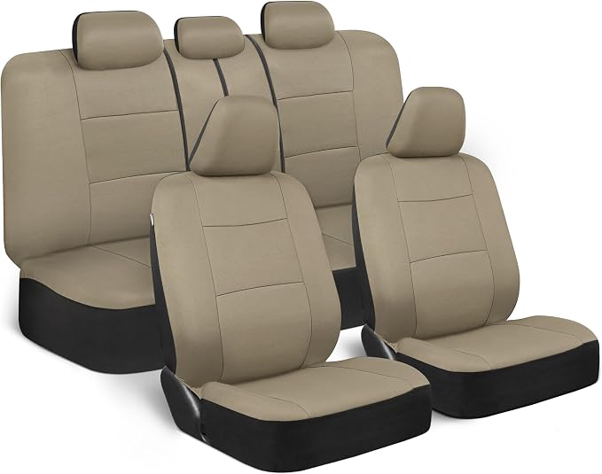 Car Seat Covers — Full Set — Beige