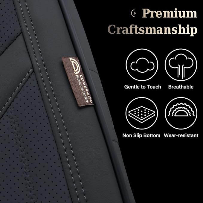 Universal Seat Covers — Full Set — Black