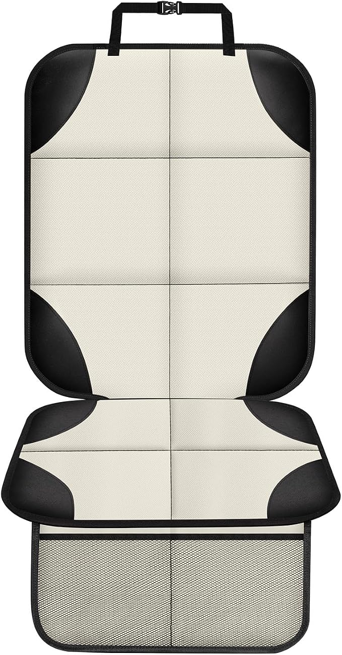 Child Car Seat Protector — Beige