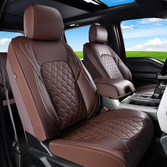 Seat Covers for Chevrolet Silverado / GMC Sierra — Coffee