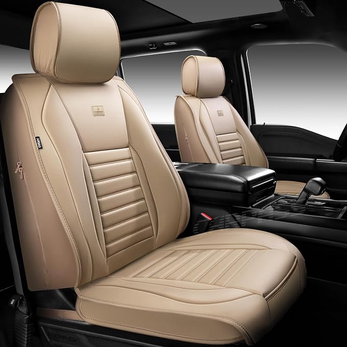 Universal Seat Covers — Full Set — Beige