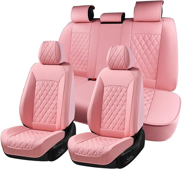 Universal Seat Covers — Full Set — Pink