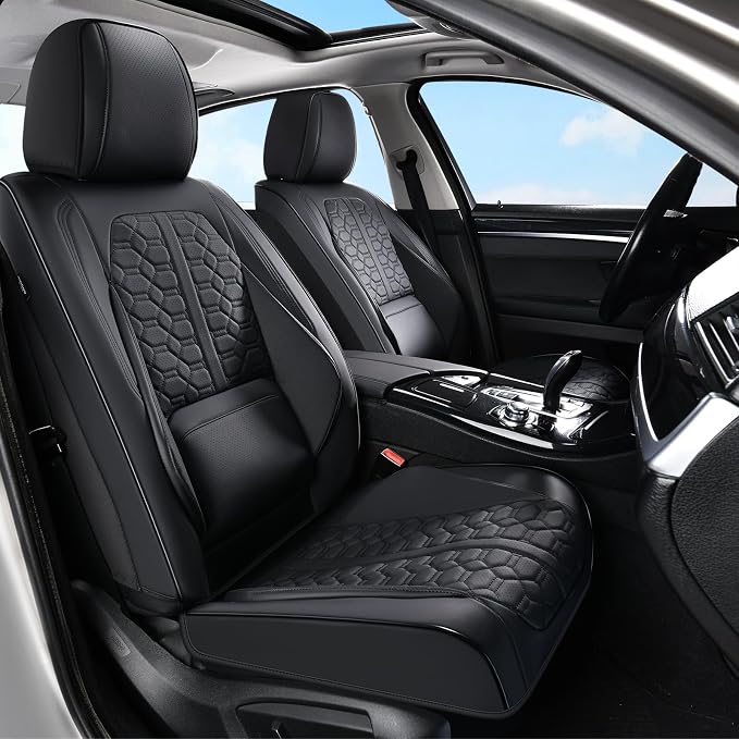 Universal Seat Covers — Front Seat — Black
