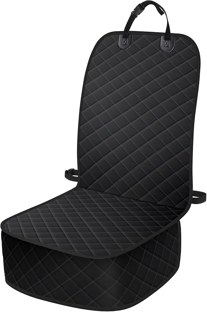 Pet Car Seat Protector — Front Seat — Black