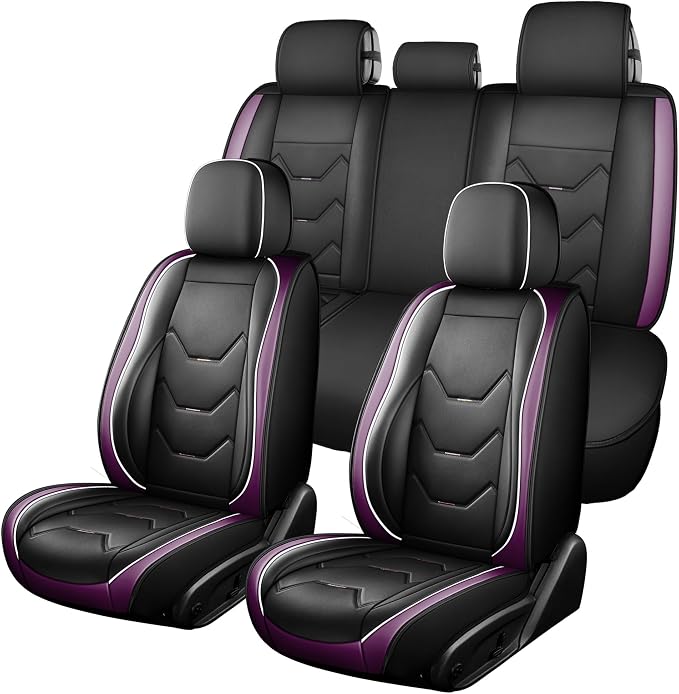Universal Seat Covers — Full Set — Purple