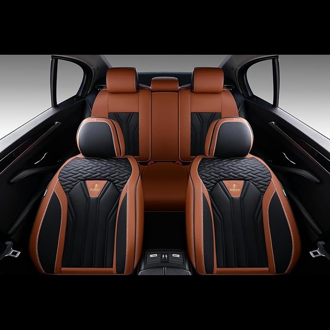 Universal Seat Covers — Rear Seat — Brown / Black