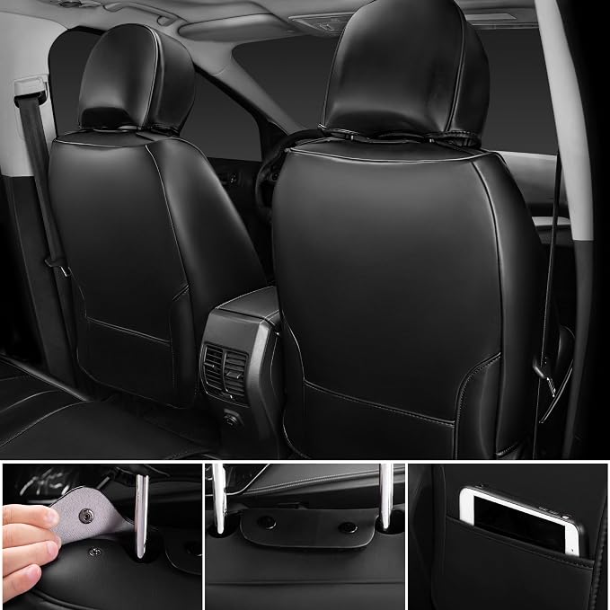 Universal Seat Covers — Full Set — Black