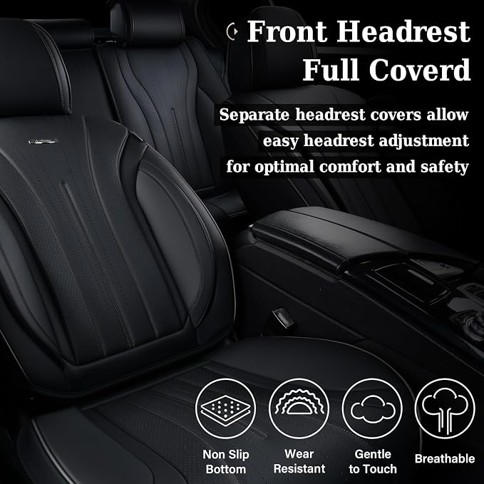 Universal Seat Covers — Full Set — Black