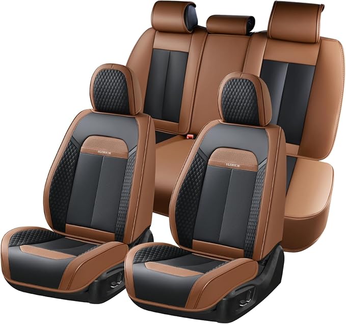 Universal Seat Covers — Full Set — Coffee