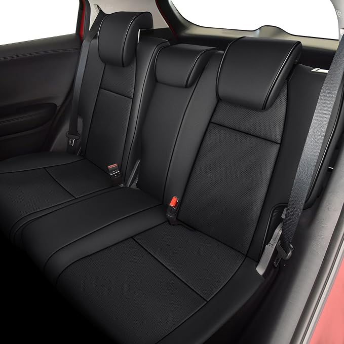 Faux Leather Seat Covers for Honda HR-V — Full Set — Black