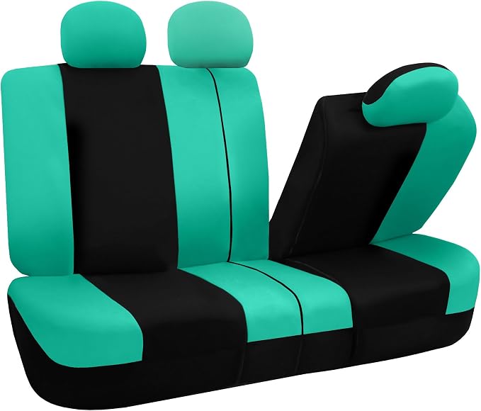 Universal Fabric Seat Covers — Full Set — Black