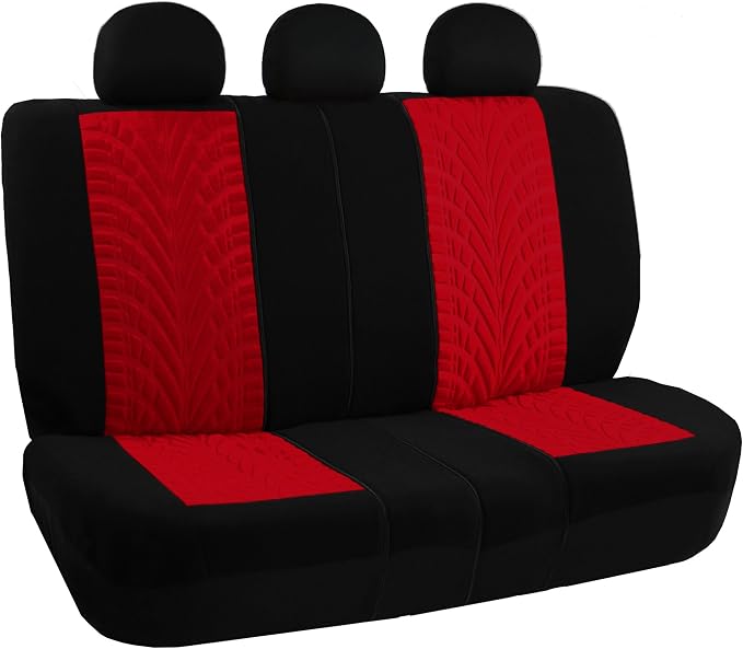 Universal Seat Covers — Full Set — Red