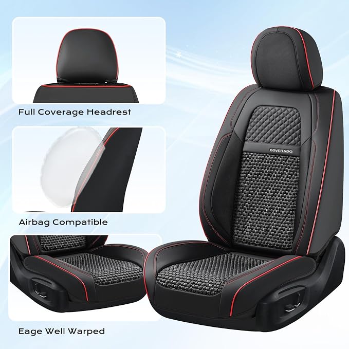 Universal Seat Covers — Front Seat — Black