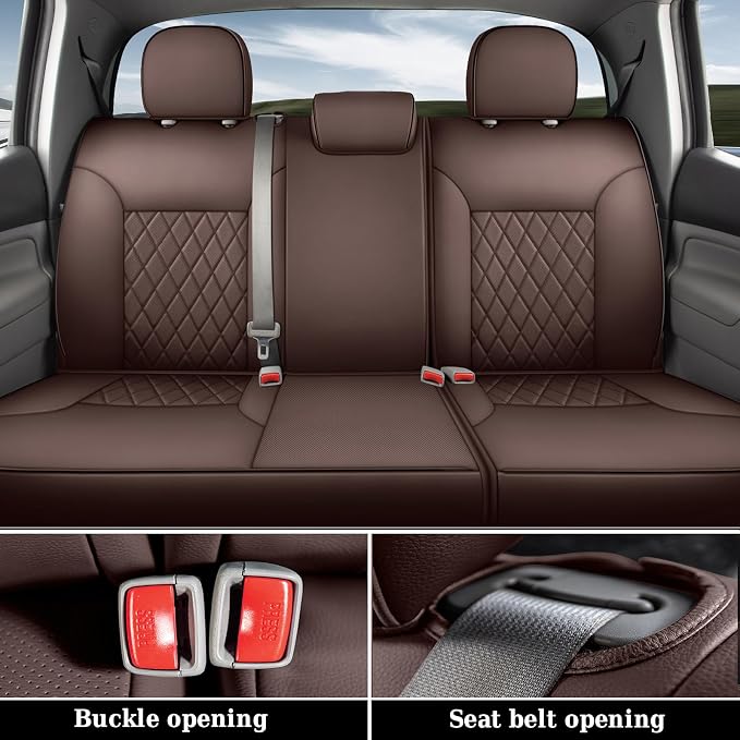 Seat Covers for Toyota Tacoma — Full Set — Brown