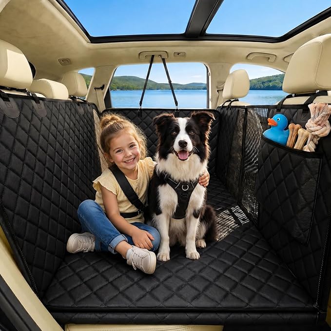 Pet Car Seat Protector — Black