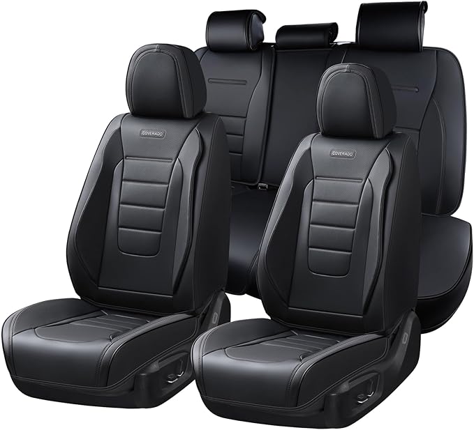 Universal Seat Covers — Full Set — Black