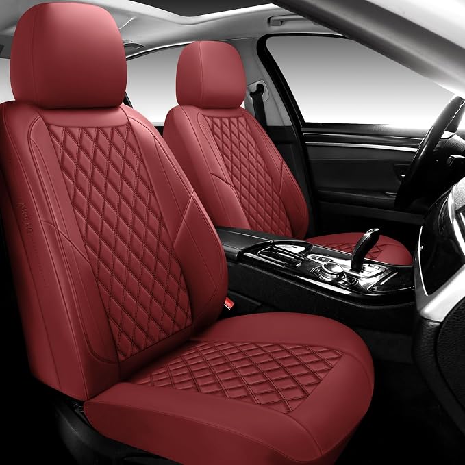 Universal Seat Covers — Front Seat — Red
