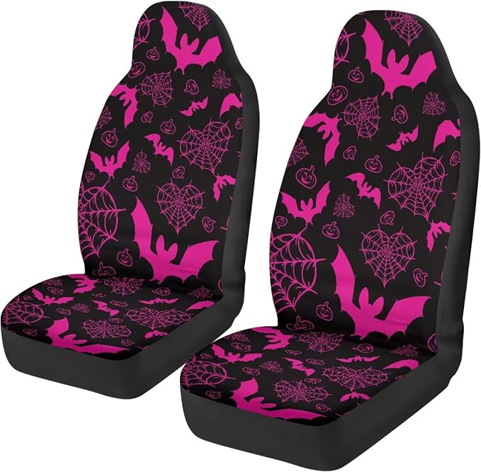 Universal Seat Covers — Front Seat — Pink