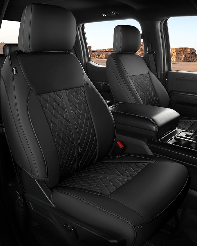 Seat Covers for Multiple Vehicles — Full Set — Black
