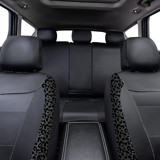 Universal Seat Covers — Gray / Black