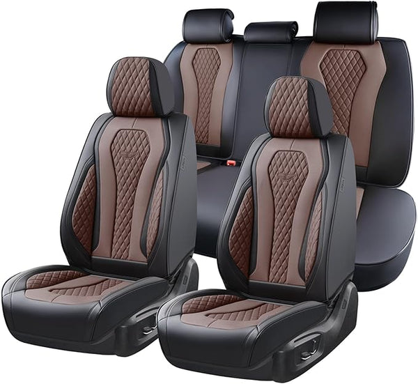 Universal Seat Covers — Full Set — Coffee
