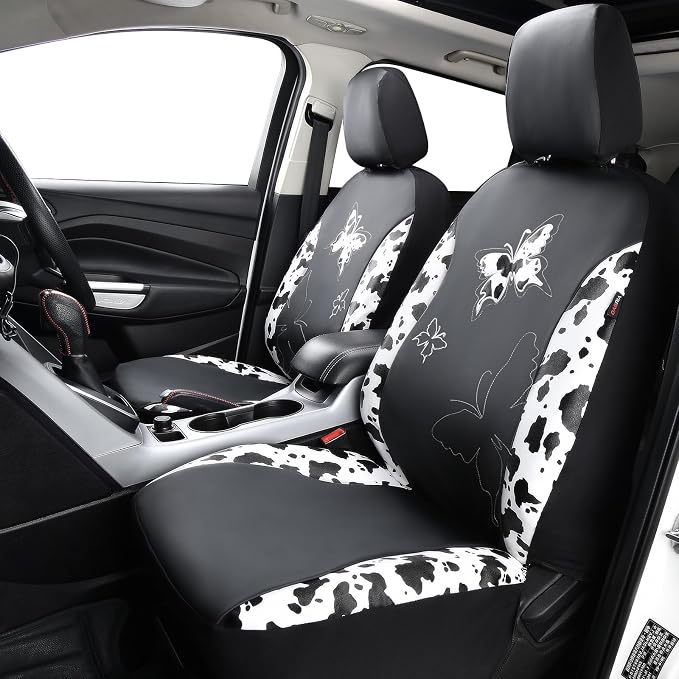 Universal Faux Leather Seat Covers — Full Set