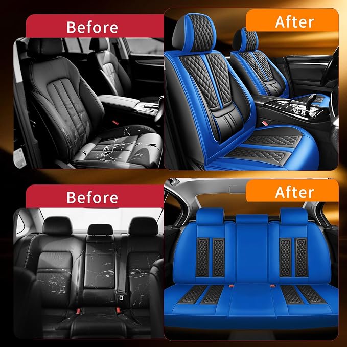 Seat Covers for Nissan Ariya — Full Set — Blue