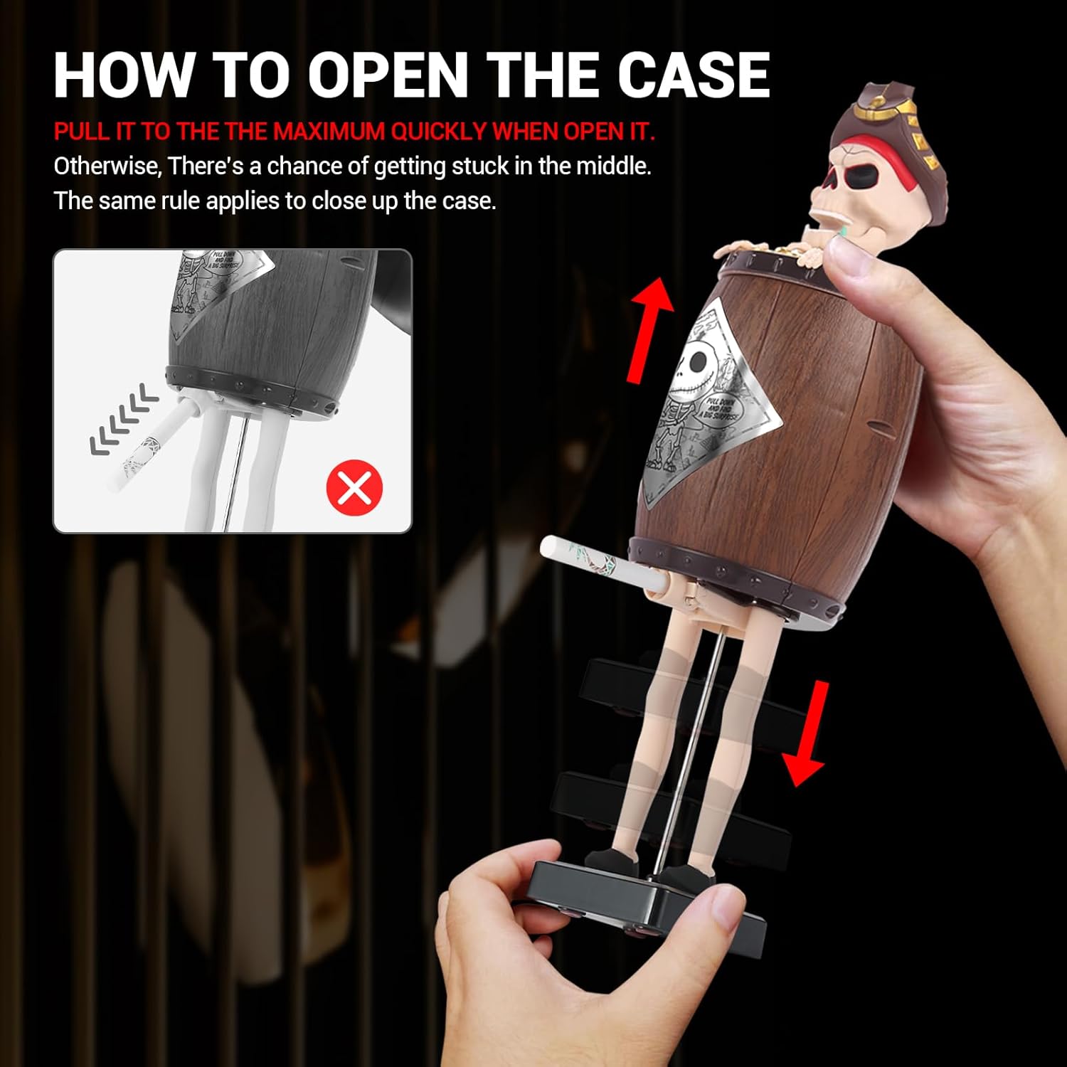 Santa Claus Spoof Cigarette Box | Funny Cigarette Dispenser & Storage Case