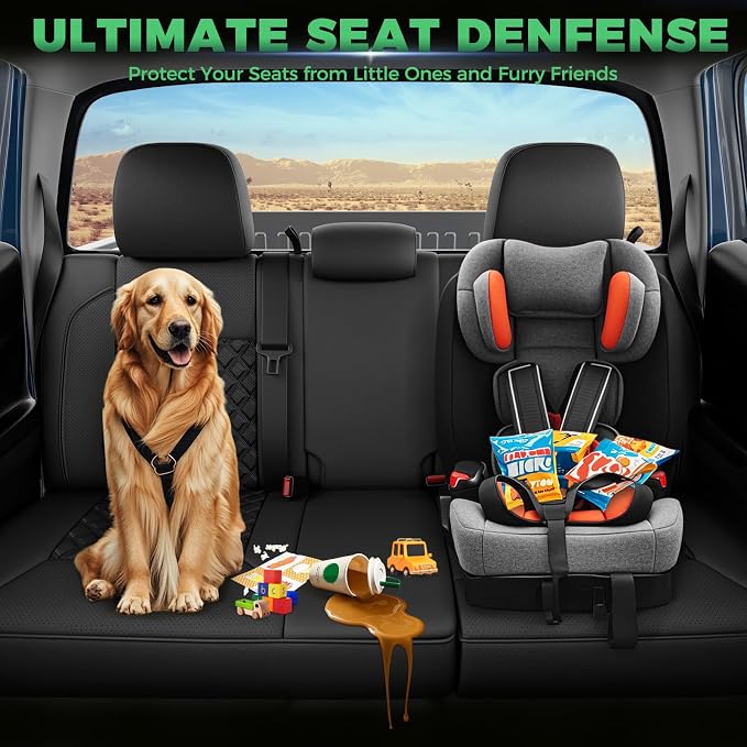Seat Covers for Toyota Tacoma — Full Set — Black
