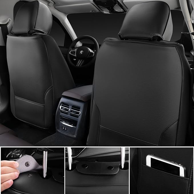Universal Seat Covers — Full Set — Green / Black