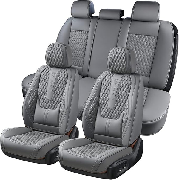 Universal Seat Covers — Full Set — Gray