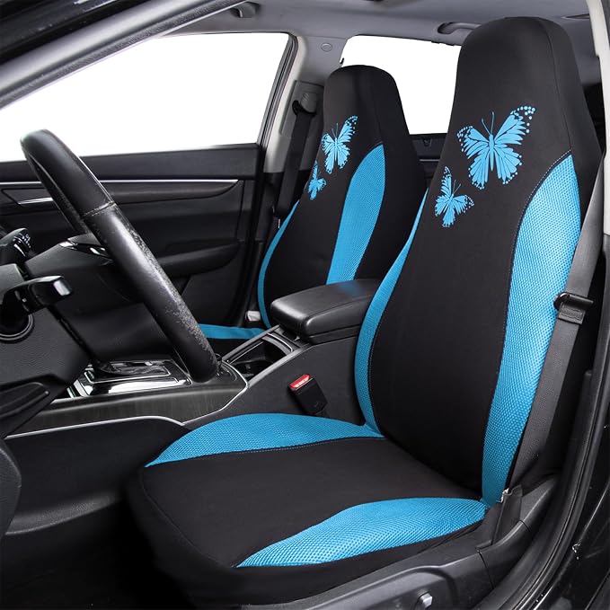 Universal Seat Covers — Front Seat — Blue
