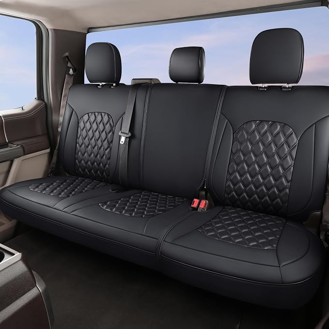 Seat Covers for Jeep Wrangler — Rear Seat — Black