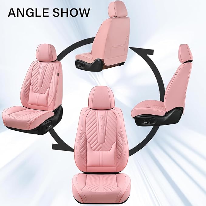 Universal Seat Covers — Front Seat — Pink