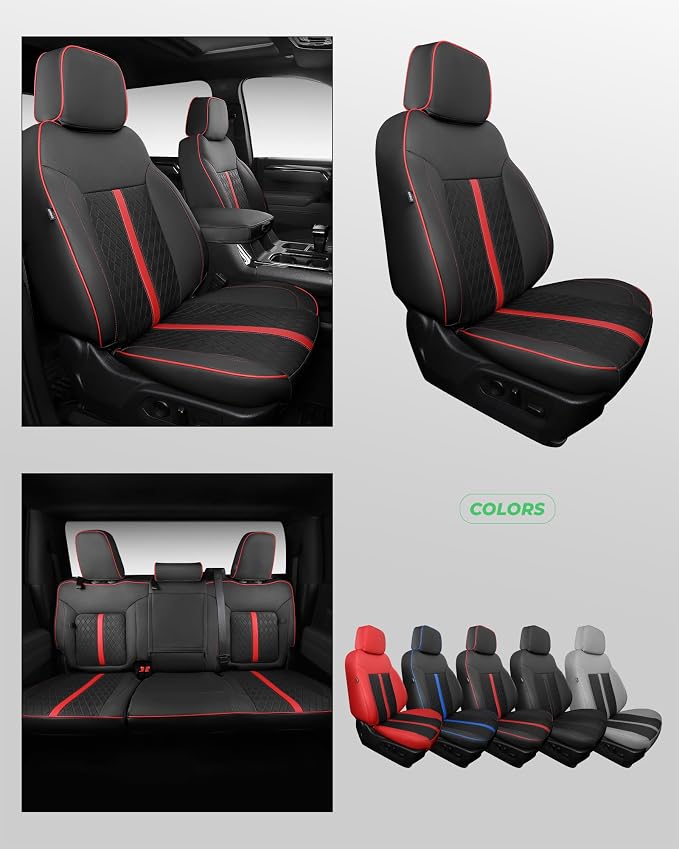 Faux Leather Seat Covers for Chevrolet Silverado / GMC Sierra