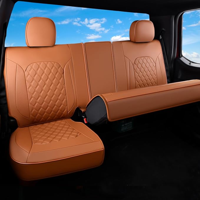 Seat Covers for Chevrolet Silverado / GMC Sierra — Rear Seat — Brown