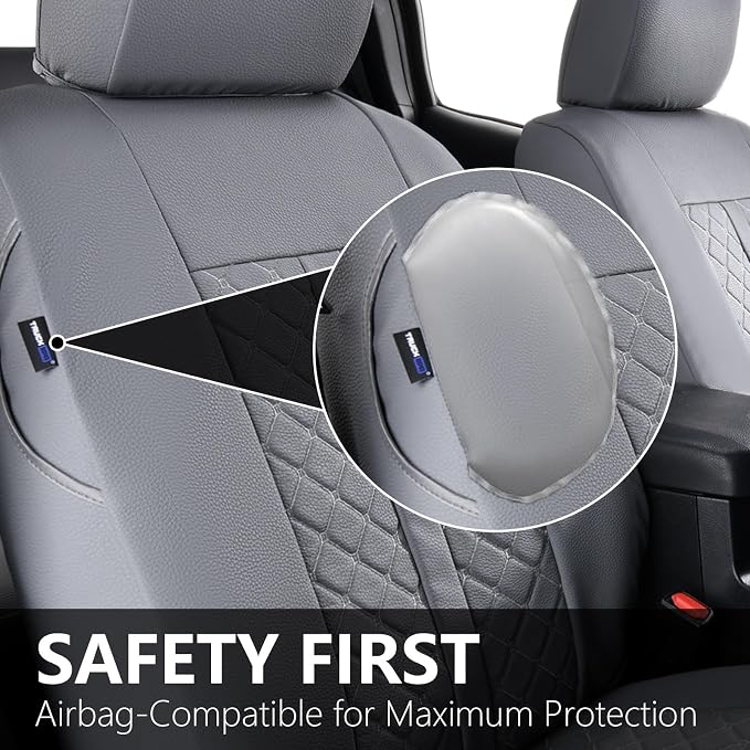 Seat Covers for Toyota Tacoma — Front Seat — Gray