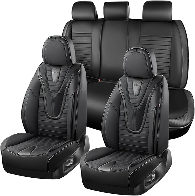 Universal Seat Covers — Front Seat — Black