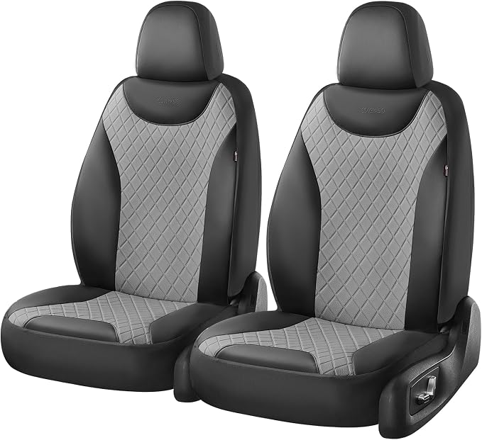 Universal Seat Covers — Front Seat — Black / Gray