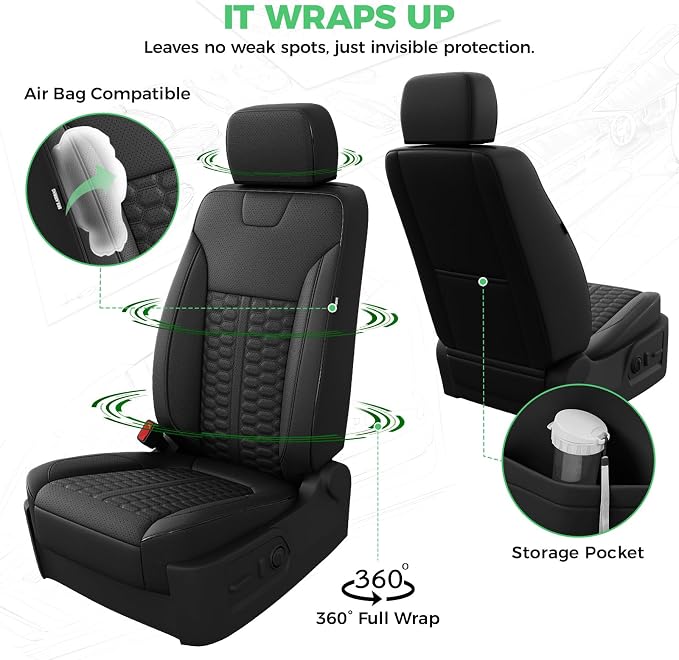 Faux Leather Seat Covers for Chevrolet Silverado / GMC Sierra