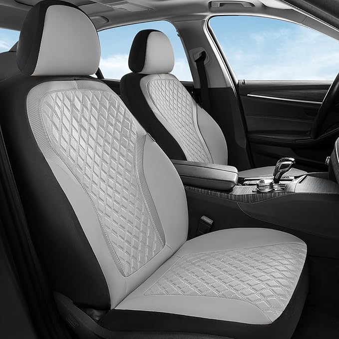 Universal Seat Covers — Front Seat — Gray