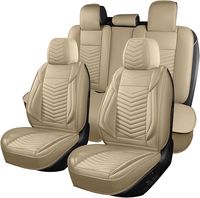 Universal Seat Covers — Full Set — Beige
