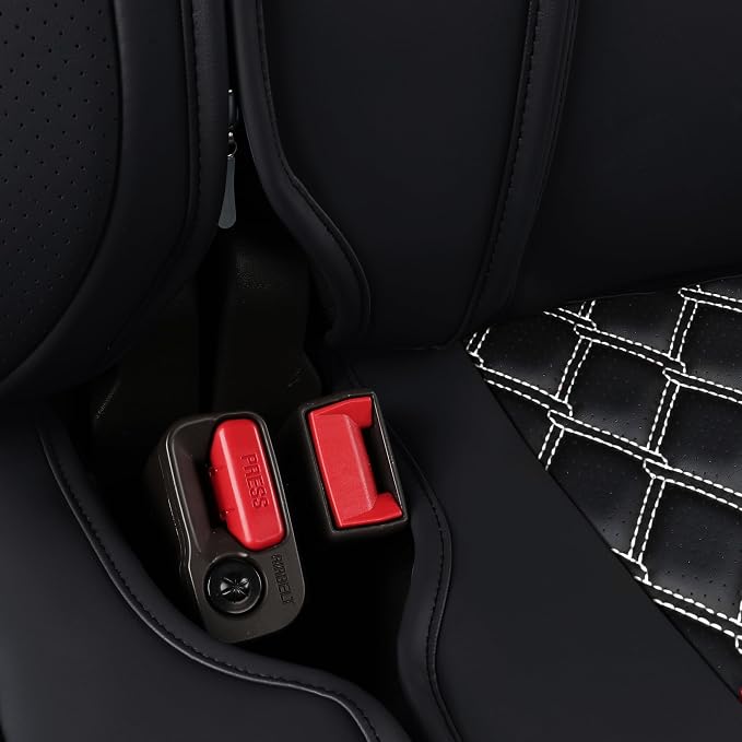 Seat Covers for Toyota Tacoma — Black / White