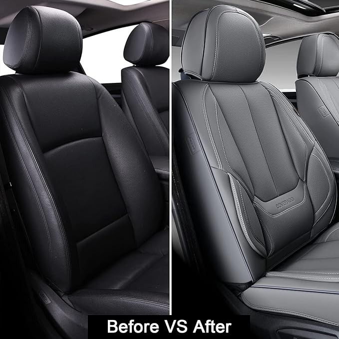 Universal Seat Covers — Front Seat — Gray