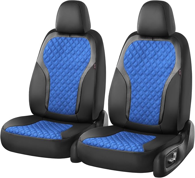 Universal Seat Covers — Front Seat — Black / Blue