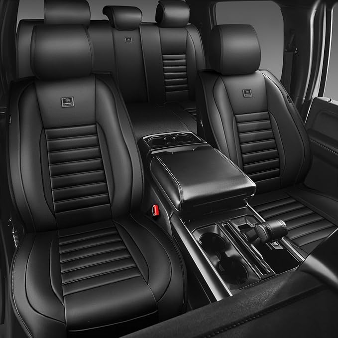 Universal Seat Covers — Front Seat — Black
