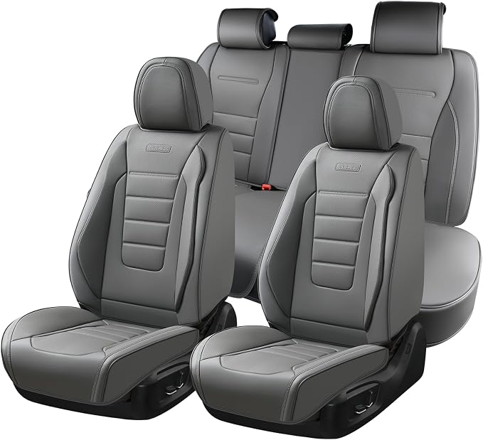 Universal Seat Covers — Full Set — Gray