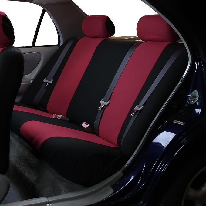 Pet Car Seat Protector — Rear Seat — Burgundy