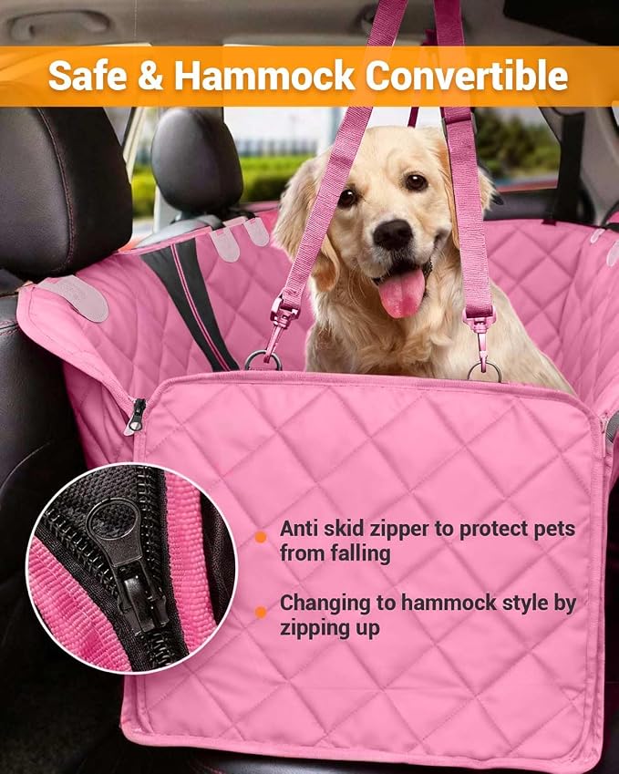 Pet Car Seat Protector — Pink